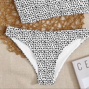 Dalmatian Print Bikini Bottoms SZ M